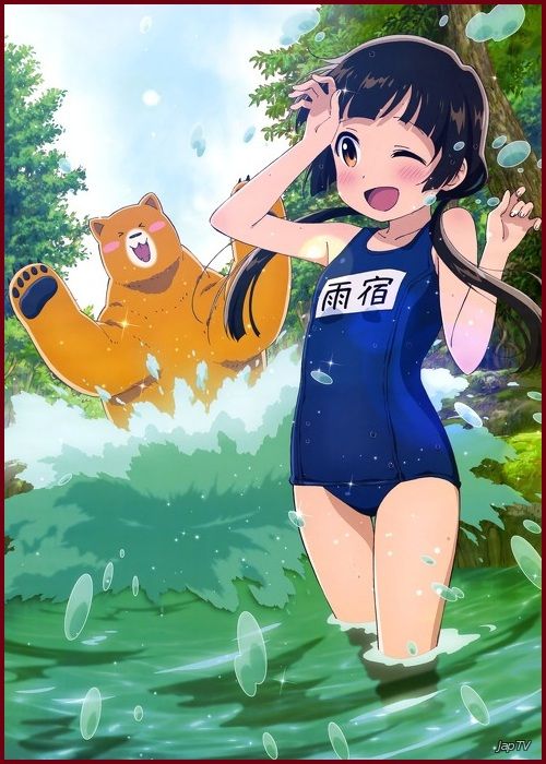 постер аниме Мачи и Медведь / Жрица и Медведь / Kumamiko: Girl Meets Bear [TV] [01-07 из 12] (2016)